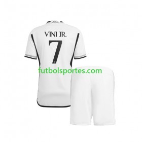 Camiseta Real Madrid Vinicius Junior 7 Niño Primera Equipación 2023/2024